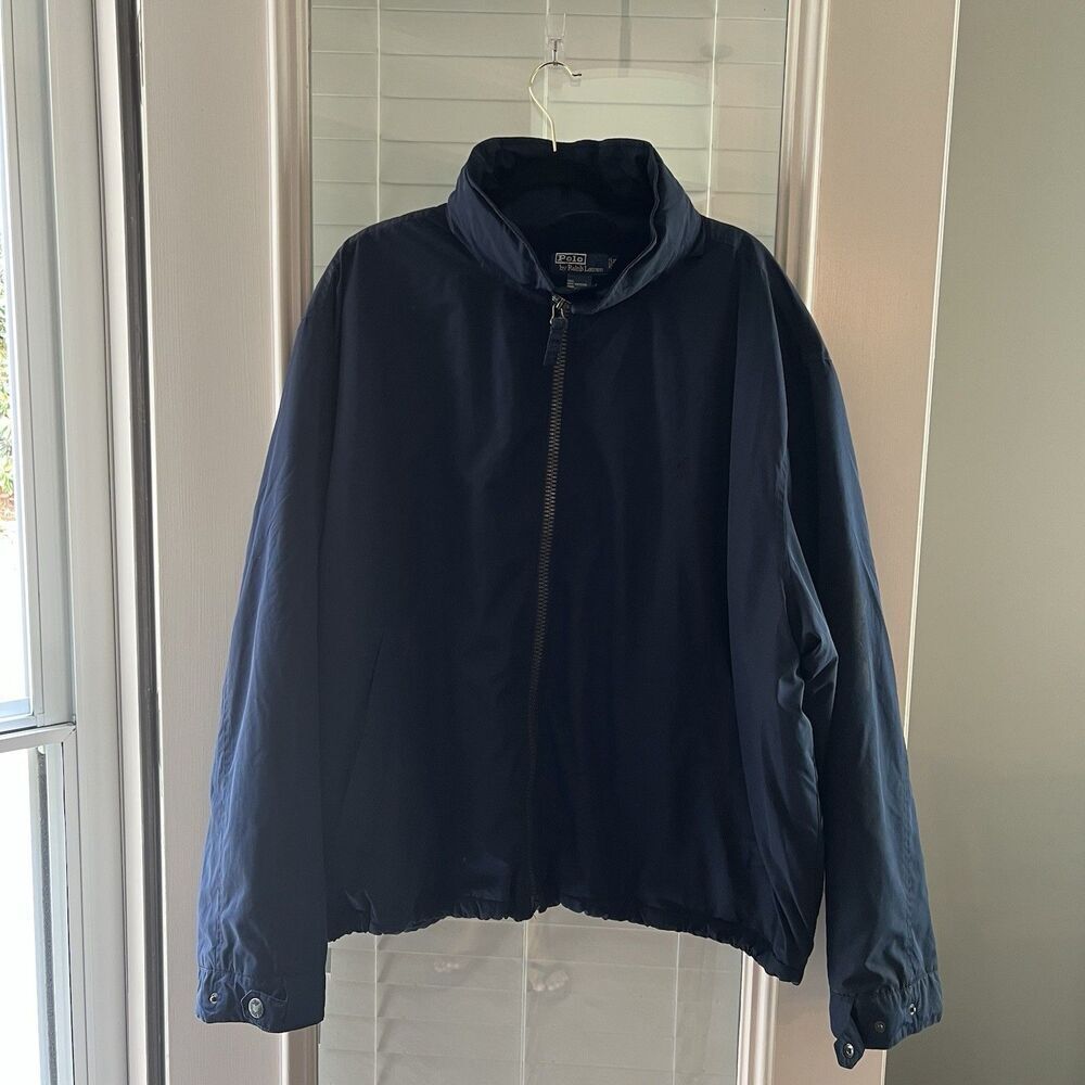 Polo Ralph Lauren Men’s Bomber‎ Jacket 2X Big Fleece Lined